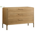 3 Drawers Solid Wood Storage Storage Cabinet